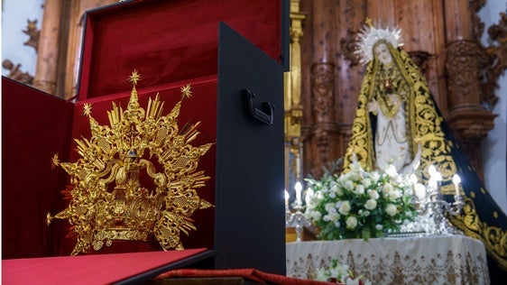 Nueva aureola para la Virgen de las Angustias de Vera en el centenario de su coronación canónica