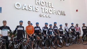 El equipo ciclista Garmin Cervelo en el Levante