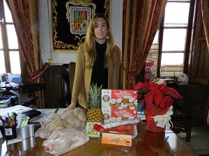 Huércal Overa da cestas navideñas a 130 familias necesitadas del pueblo
