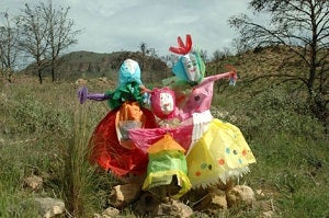 Los escolares participan en un Concurso de Viejas y Tragones en miniatura