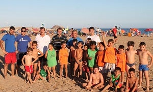 Más de 250 niñ@s participan en el torneo de “Fútbol Playa' de Terreros en Pulpí