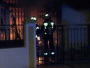 Incendio en una vivienda de la Avenida Guillermo Reina de Huércal-Overa