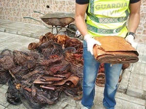 La Guardia Civil detiene en Vera a un grupo especializado en robo de cobre