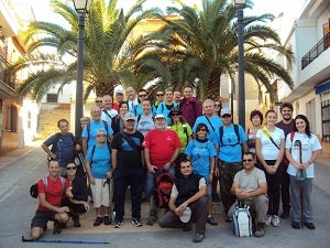 40 senderistas participan en la ruta de Diputación por Taberno