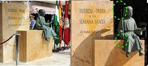 Dañan el monumento a la Semana Santa de Huércal-Overa en tan sólo diez días tras su inauguración