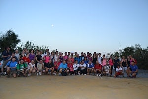Los senderos de Luna Llena de Diputación pasan por Mojácar con 70 participantes
