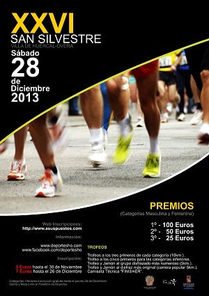 Abierto el plazo de inscripción en la XXVI San Silvestre huercalense