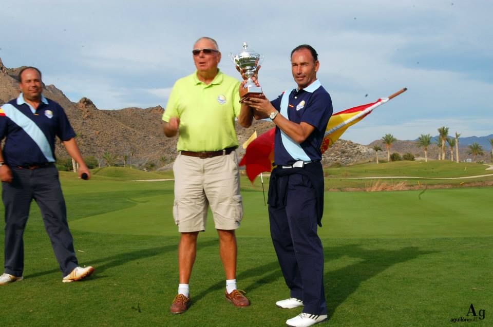 El equipo español ganó la Ryder de Aguilón Golf al conjunto británico