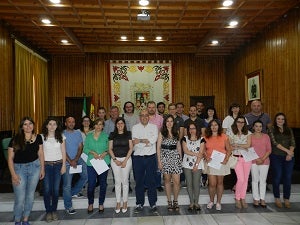 30 jóvenes harán prácticas en empresas con el segundo programa de becas huercalense