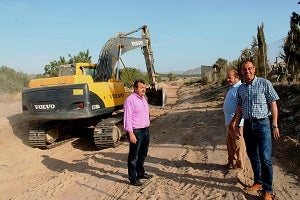 Pulpí realiza trabajos de limpieza y encauzado natural de la 'Ramblica de Pozo Higuera', para evitar inundaciones