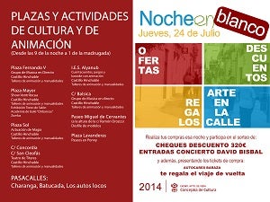 La ‘Noche en Blanco’ llega a Vera el próximo jueves