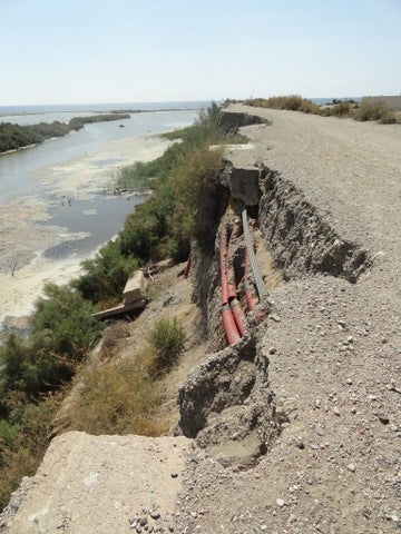 ASAJA reclama la limpieza y el arreglo urgente de la desembocadura del Río Almanzora