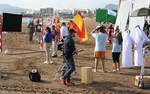 130 extras participan en el rodaje de un spot publicitario en Pulpí