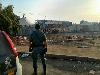 La Guardia Civil realiza 429 intervenciones relacionadas con estupefacientes en Dreambeach 2015