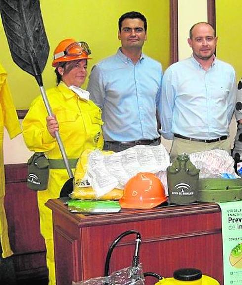 Junta entrega material de lucha contra el fuego al Grupo de Pronto Auxilio turrero
