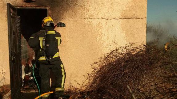 Un herido por la explosión de una bombona de butano en una vivienda rural