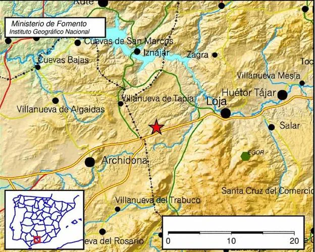 Un terremoto de 4,1 grados en Loja asusta a sus vecinos: «La casa temblando entera»