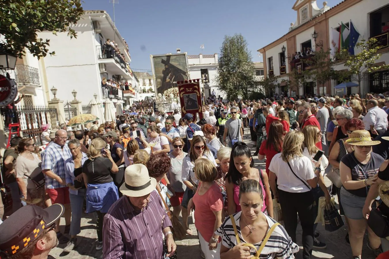 La devoción y costumbre en torno a este lienzo religioso concentra en Moclín a numerosos visitantes en una de las romerías más antiguas y multitudinarias de Andalucía