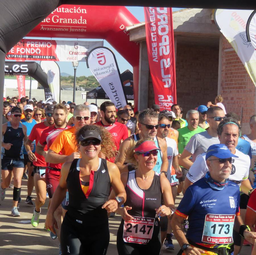 En la penúltima carrera del circuito provincial se han impuesto Cesáreo Ceballos -del Todo Suma- y Mª Dolores Arias -del Bikila-