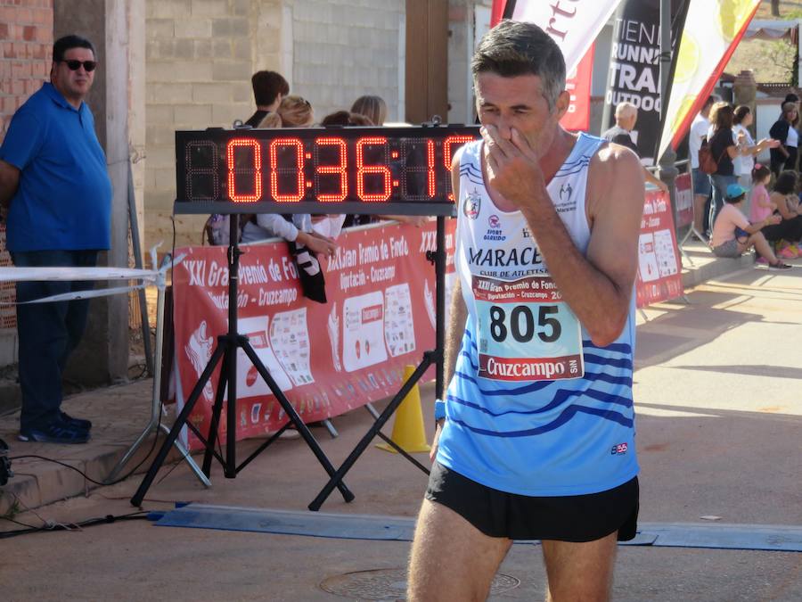 En la penúltima carrera del circuito provincial se han impuesto Cesáreo Ceballos -del Todo Suma- y Mª Dolores Arias -del Bikila-