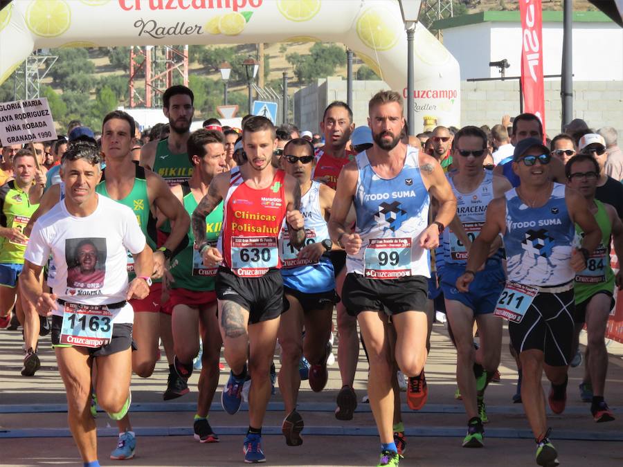 En la penúltima carrera del circuito provincial se han impuesto Cesáreo Ceballos -del Todo Suma- y Mª Dolores Arias -del Bikila-