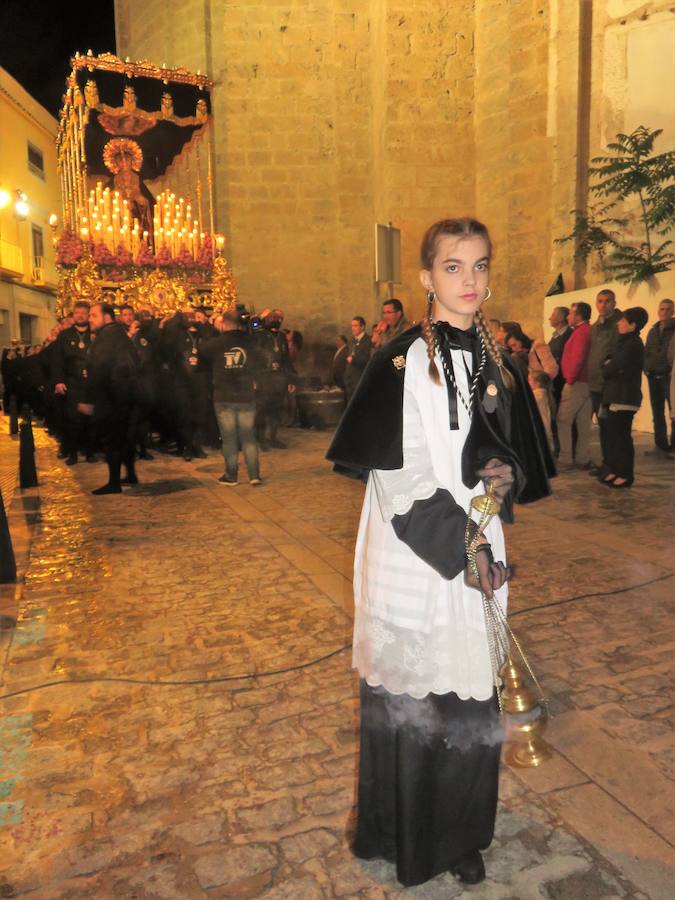 Así fue la noche del Viernes Santo lojeño. 