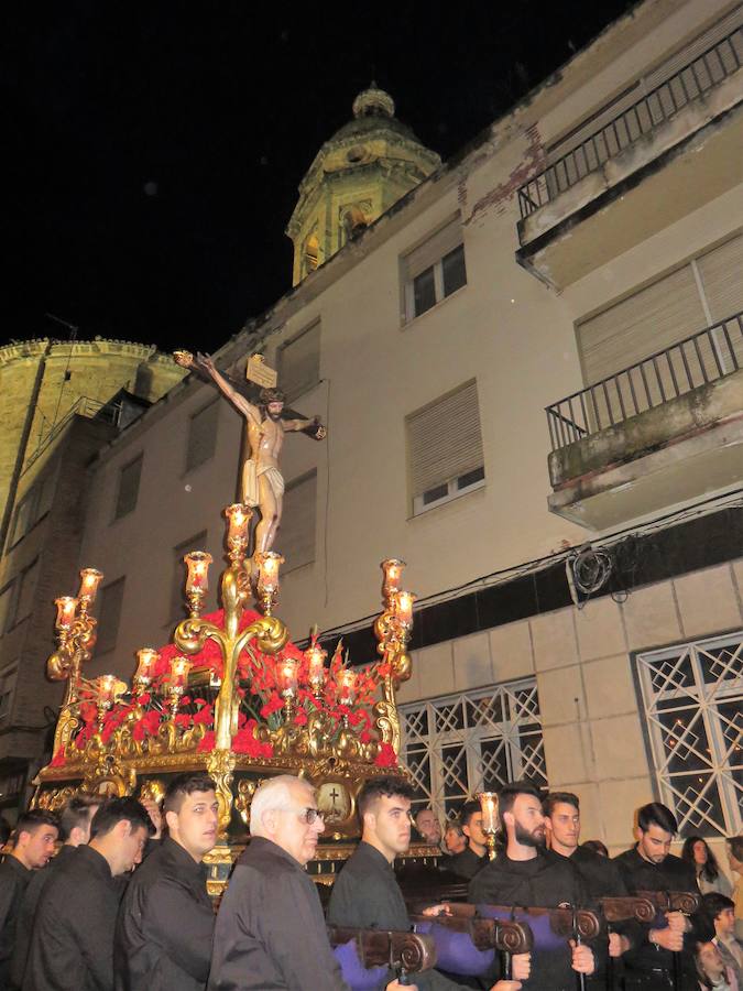 Así fue la noche del Viernes Santo lojeño. 