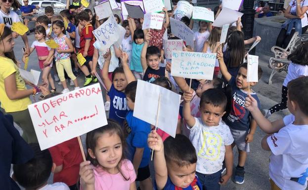 Momentos de la manifestación del pasado viernes. 
