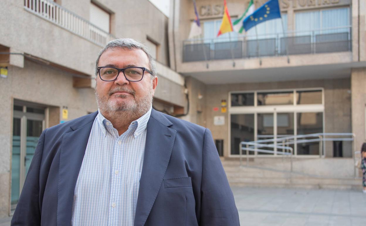 Manolo García, portavoz del PSOE de Roquetas. 