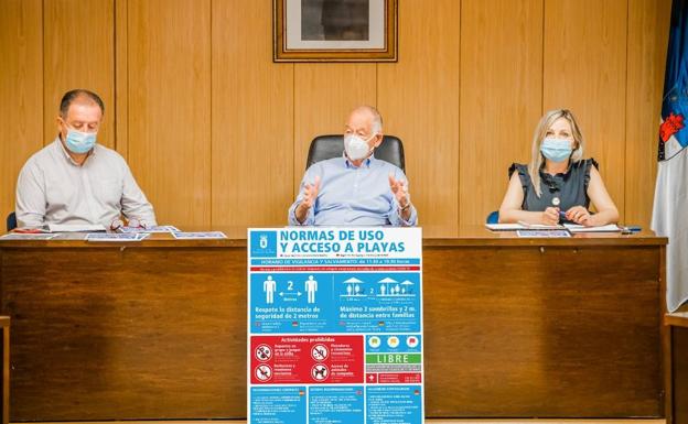 Imagen de la reunión del Ente Gestor de Playas de Roquetas, celebrada esta mañana. 
