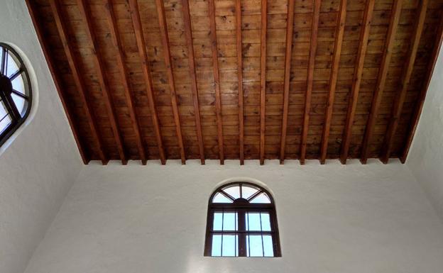 Lucernario, una de las particularidades de la vivienda. 