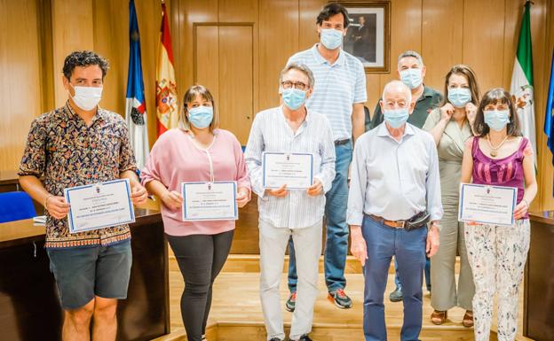 Entrega de los premios.