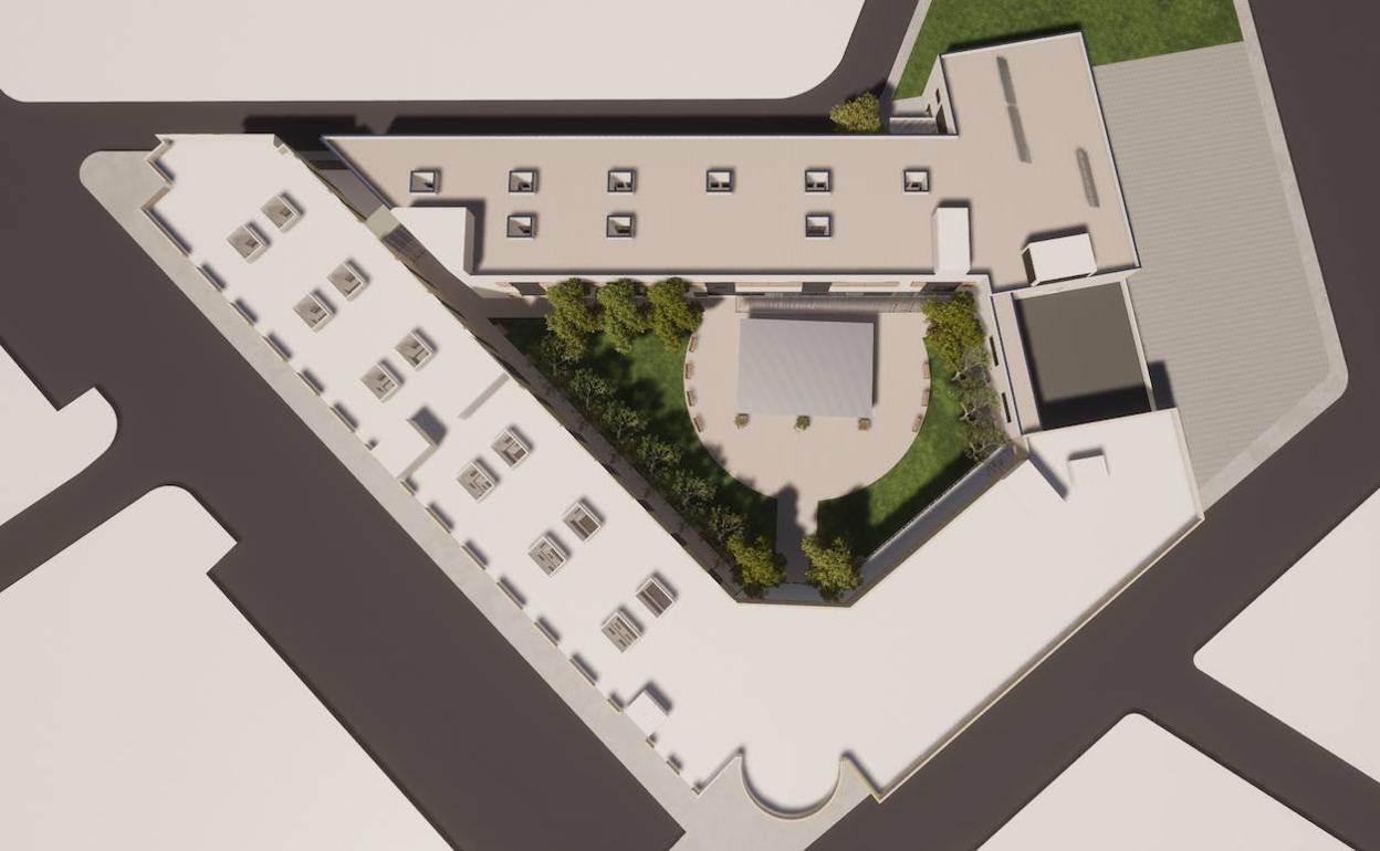 La futura ampliación de la residencia de mayores de Roquetas ya tiene proyecto