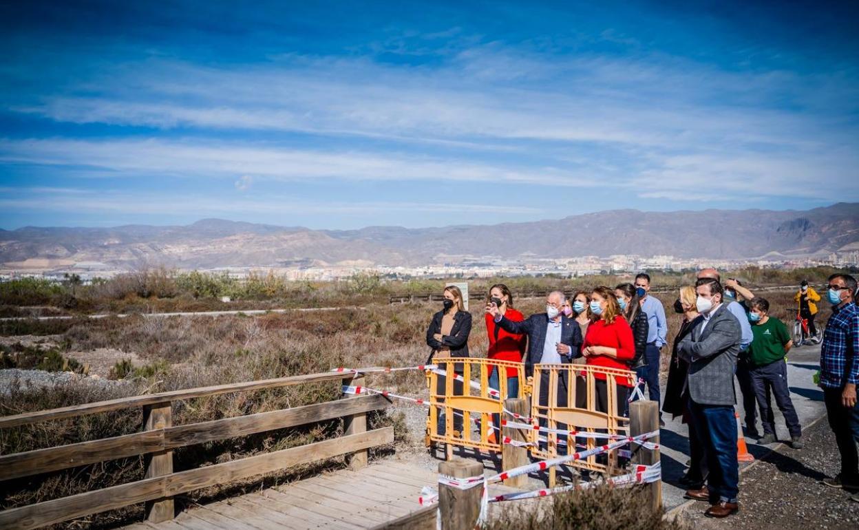 Crespo anuncia actuaciones de mejora en el corredor verde de la Ribera de la Algaida