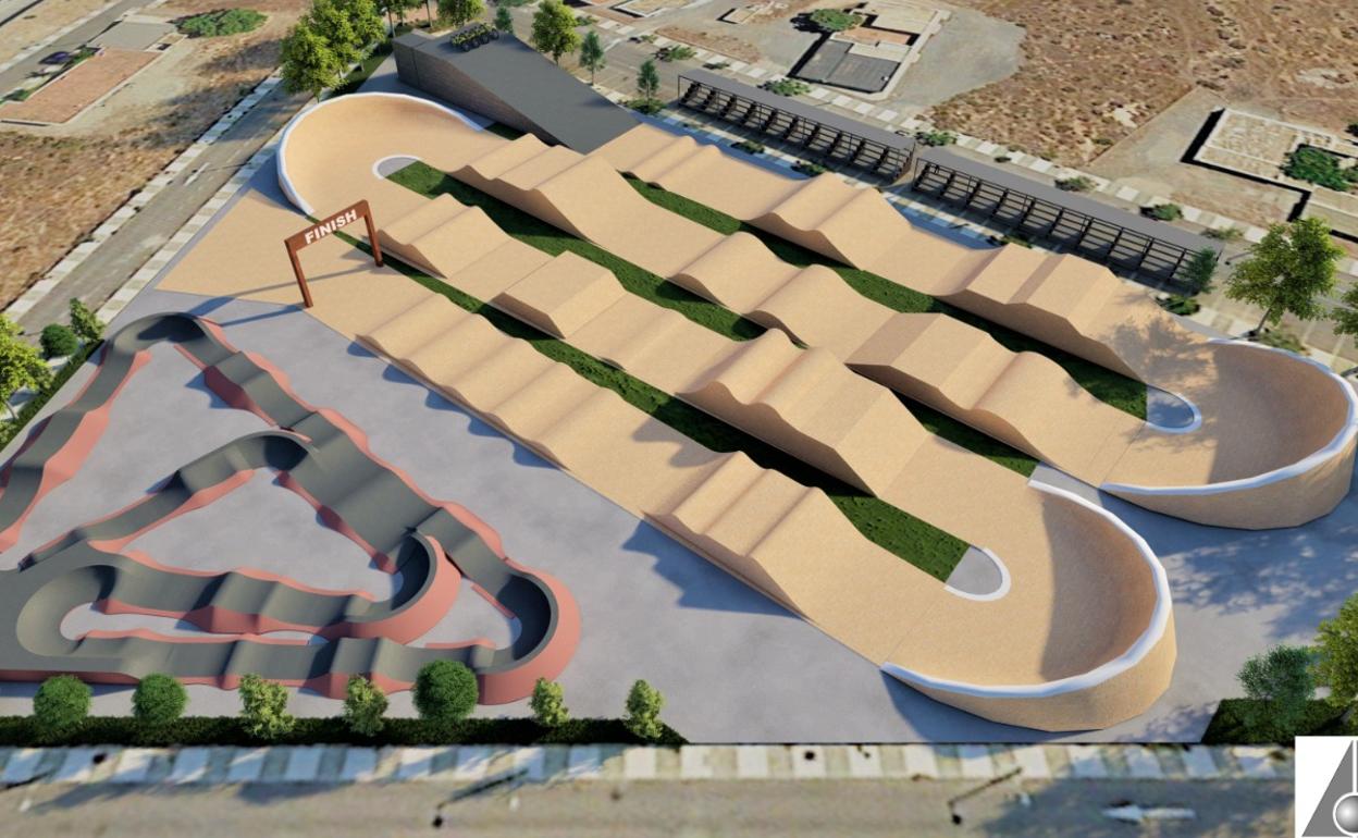 La Mojonera tendrá un Pumptrack antes del verano, primer proyecto de su Bike Park