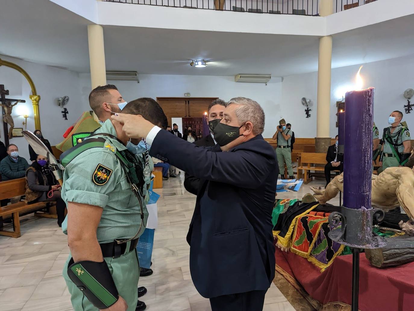 Fotos: La Legión vela al Cristo de la Buena Muerte de Roquetas