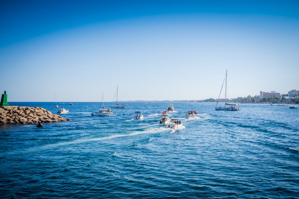 Fotos: Aguadulce lleva a la mar a su patrona