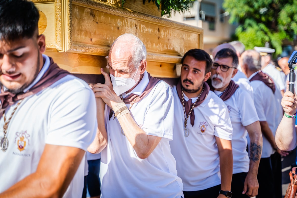 Fotos: Aguadulce lleva a la mar a su patrona