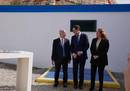 Moreno Bonilla pone la primera piedra de la conexión de Roquetas con la desaladora