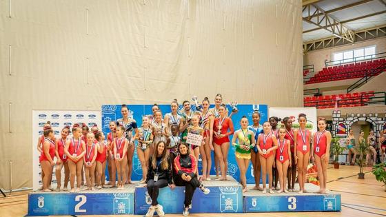 Medio millar de gimnastas participan en el torneo Roquetas 2015