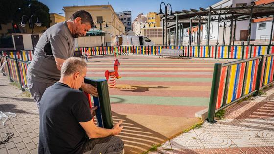 Licitadas las labores de mantenimiento de parques infantiles por casi 1,2 millones