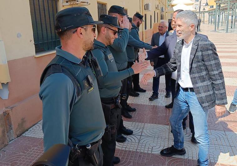 Marlaska: «La comisaría de Roquetas ya es una realidad y ya no se para»