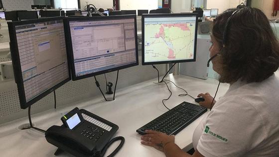 Un herido en un incendio en un cortijo de Roquetas