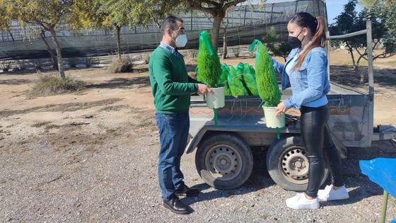 La Mojonera organiza una nueva plantación de árboles para los bebés nacidos en 2022