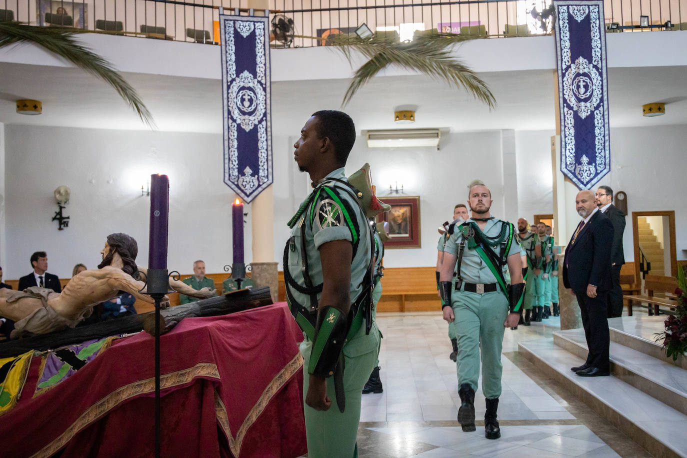 Así fue la Guardia de La Legión al Cristo de la Buena Muerte