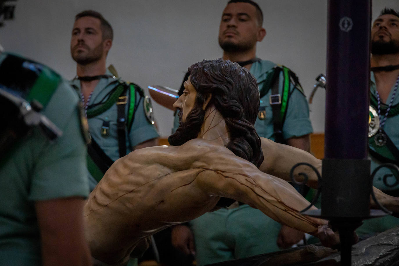 Así fue la Guardia de La Legión al Cristo de la Buena Muerte