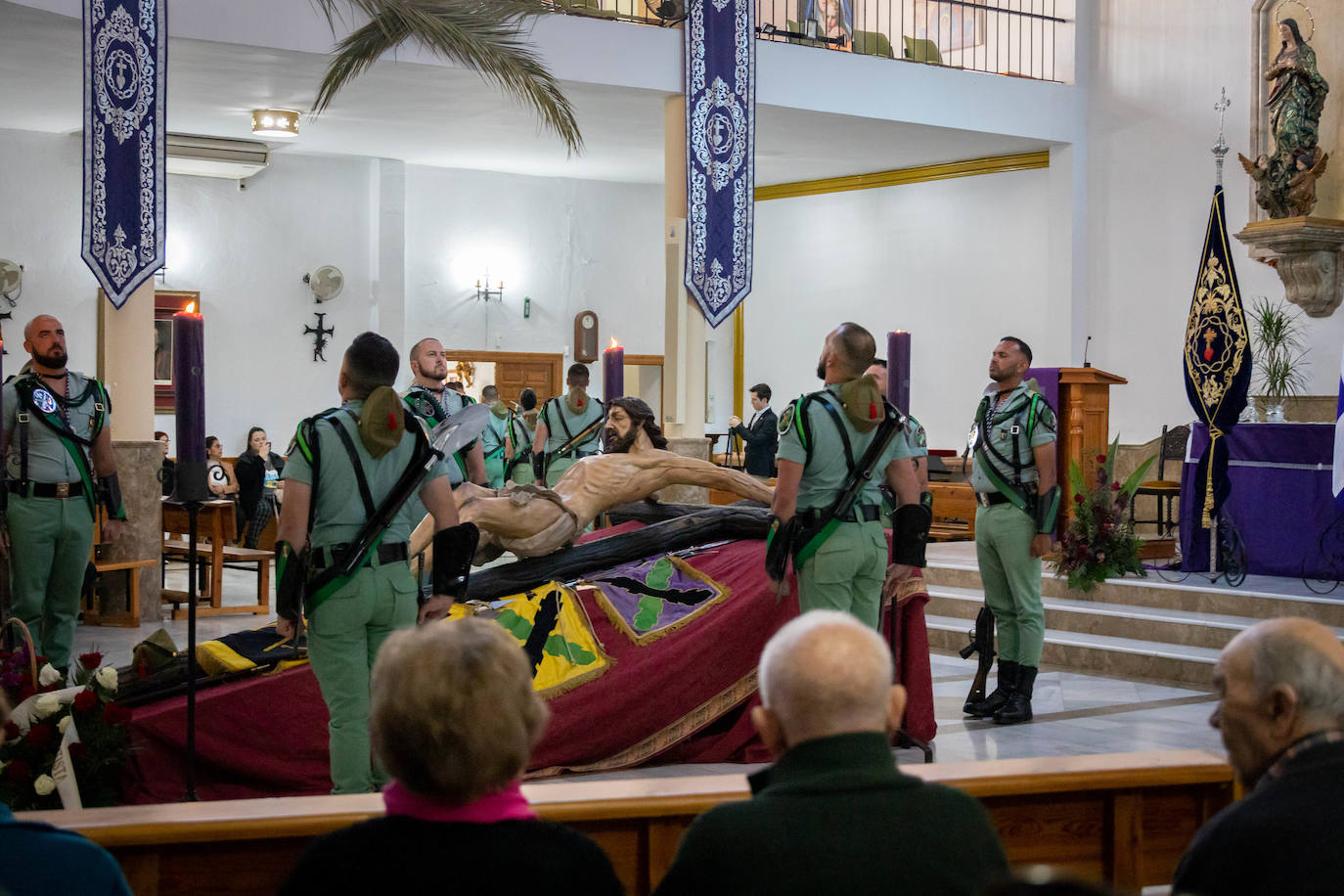 Así fue la Guardia de La Legión al Cristo de la Buena Muerte