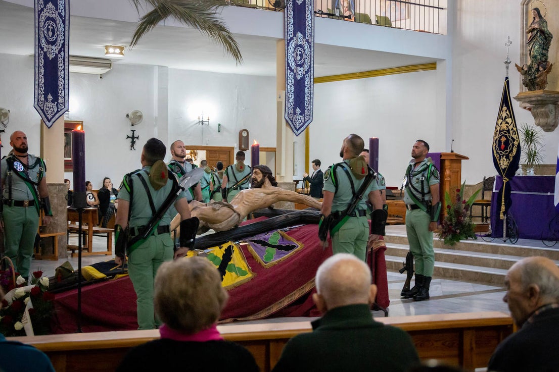Así fue la Guardia de La Legión al Cristo de la Buena Muerte