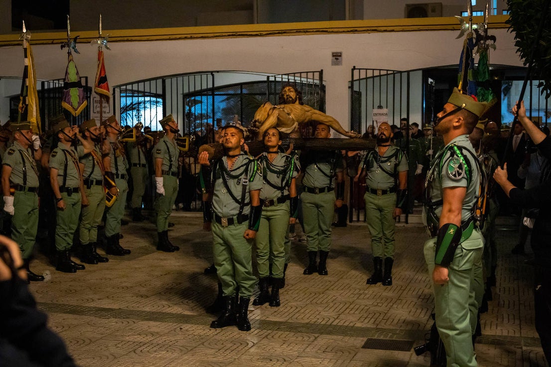 Así fue la Guardia de La Legión al Cristo de la Buena Muerte