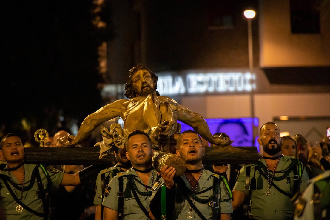 Así fue la Guardia de La Legión al Cristo de la Buena Muerte